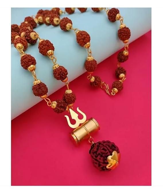 Trishul Pendant with Rudraksha – Blessings of Lord Shiva